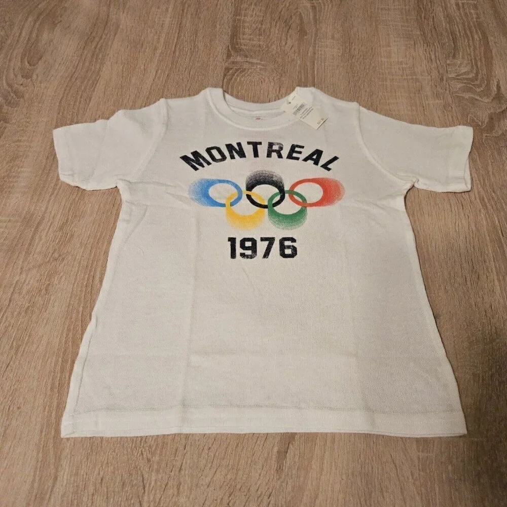Lot Of 2 Baby Gap Canadian Olympics Vintage Inspired Tshirts Size 5 New Raccoon